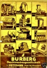 Fr. Burberg & Co. AG Mettmann Historic Stock 1928 Rhineland Cutlery Metalware