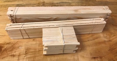 Unassembled SHALLOW Frames GROOVE Bottom Bars NO FOUNDATION 10 Pack
