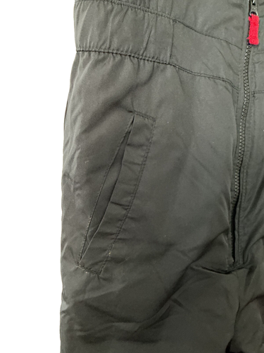 London Fog Kids Snow Bib Overalls Ski Pants Black Medium 10/12 Adjustable Unisex - Picture 2 of 6