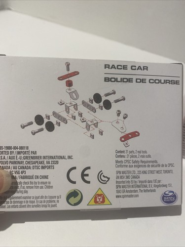 Kit Costruzione Erector by Meccano AUTO DA CORSA E AUTO VOITURE SET DI 2 Età 8+ - Foto 5 di 8