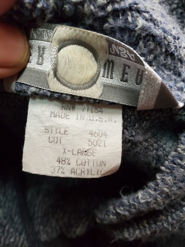 Vintage Vail Colorado Sweatshirt Size XL Adults Gray Textured USA Made 90s  - Picture 6 of 12