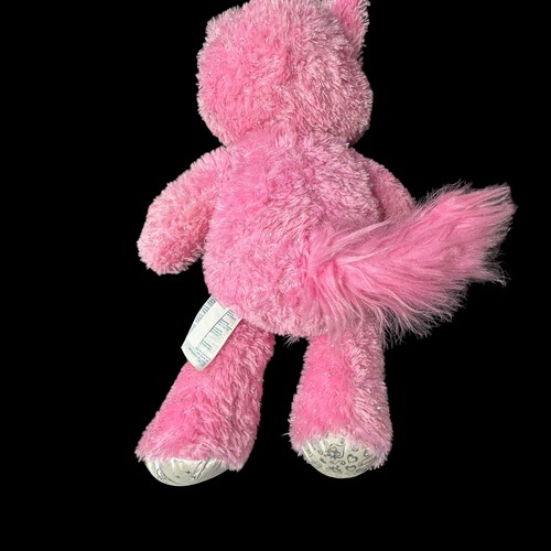 Costruisci un orso rosa purrincessa principessa gattino gatto argento scintillante peluche coda sfocata - Foto 6 di 11