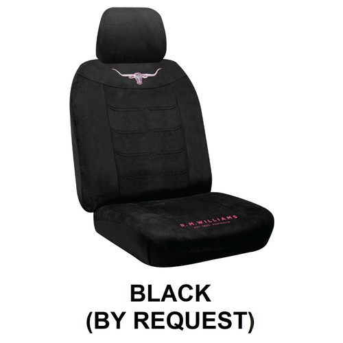 SINGLE R M WILLIAMS JILLAROO SUEDE SEAT COVER FOR KIA CERATO HATCH - Picture 4 of 5