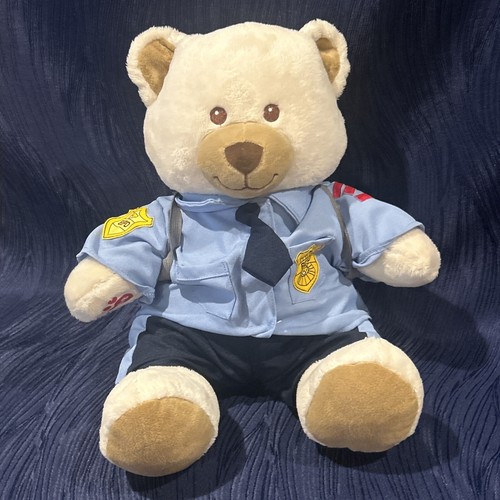 Build A Bear BBPD Police Officer w/Backpack/Beige/2016/Retired/Plush Bear/ - Picture 9 of 15