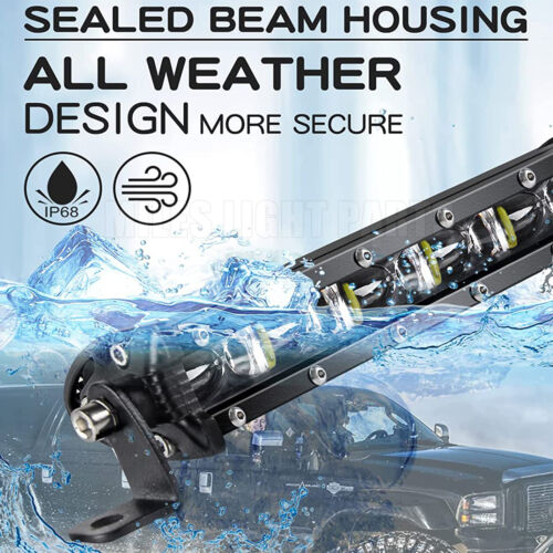 7 14 20 25 32 Zoll 12V 24V LED bar Lichtbalken Arbeitsscheinwerfer für Offroad~ - Bild 3 von 13