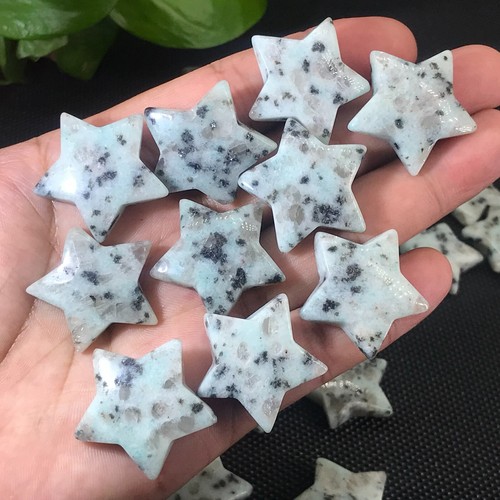 Cristal curativo de cuarzo con estrellas azules Tianshan natural 5 piezas regalo 1" - Imagen 3 de 9