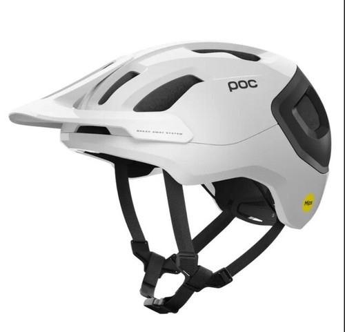 Casco POC Axion Race MIPS Idrogeno Bianco/Uranio Nero Opaco Taglia L (59-62cm)