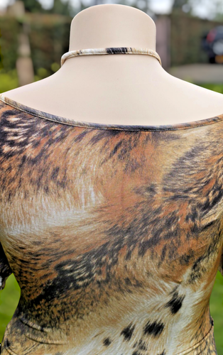 Roberto Cavalli Just Cavalli  Animal Print Y2K Stretchy Top Halter Neck Size L - Picture 6 of 20