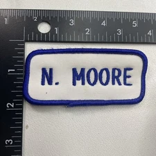 Name N. MOORE Patch 20NF