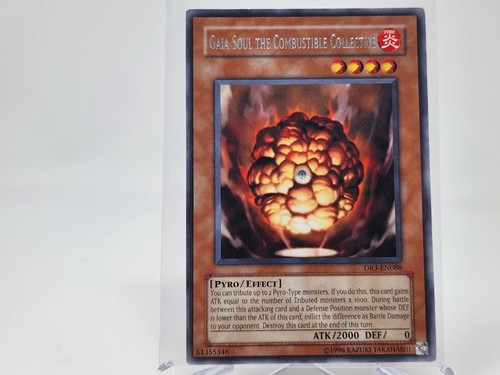 YuGiOh Gaia Soul the Combustible Collective DR3-EN088 Unlimited Rare MP - Picture 1 of 7