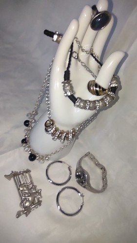 Lote de 8 JOYAS vintage sin buscar sin probar - Imagen 9 de 12