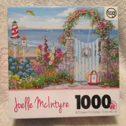 Summertime Gate~Joelle McIntyre~Jigsaw Puzzle~1000 Pc.~2014~Pre-Owned - Picture 1 of 9