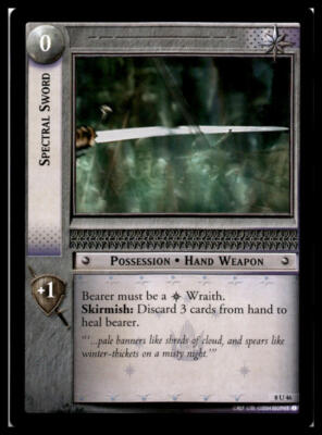 Spectral Sword Lord of the Rings TCG LOTR