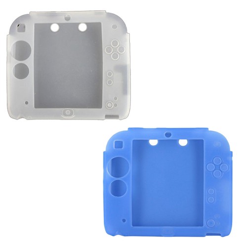 1/2 Pack Protective Soft Silicone Rubber Gel Skin Case Cover for Nintendo 2DS - Picture 28 of 41
