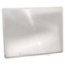 2X Carson Full Page Frameless Magnifier Firm Fresnel LOW VISION