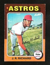 1975 Topps SET BREAK #73 J.R RICHARD HOUSTON ASTROS (SB2)