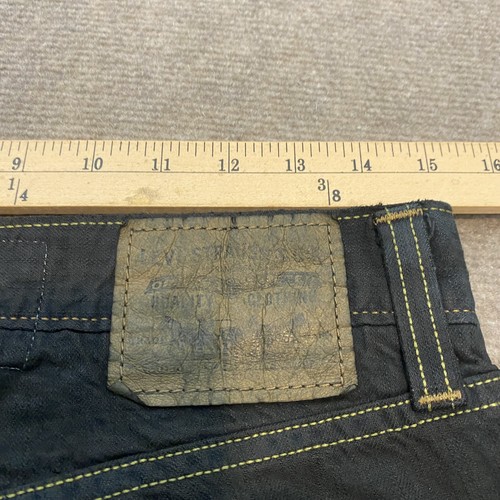 Vintage Levis 514 Jeans Herren 30 Faded Black Slim Straight Distressed Denim 30x30 - Bild 12 von 14