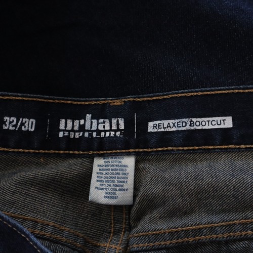 Urban Pipeline Jeans Mens 32x30 Relaxed Bootcut 5-Pocket Cotton Denim Blue - Picture 6 of 7