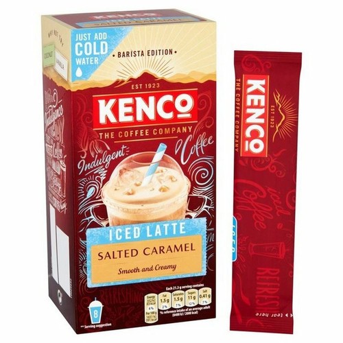 Kenco Iced Latte Salted Caramel Instant Coffee Sachets 8 x 21.3g eBay