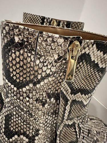 Aquatalia Leonora Snake-Embossed Leather Boots Size 8 Booties NEW NWOB MSRP $550 - Bild 11 von 14