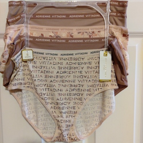 NEW Adrian Vittadini Women's 5 pc Natural Super Soft Briefs Size XL - Picture 5 of 10