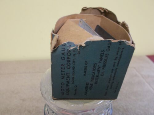 VINTAGE MOTOMETER CORP. AMPMETER AMP GAUGE NOS DIAL CLUSTER DASH PANEL # 8935 - Bild 5 von 17