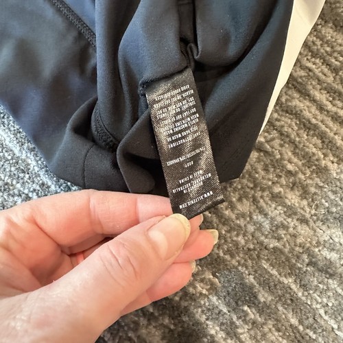 Allfenix Sports Bra Small Black White Workout Gym Support Crisscross Back - Picture 8 of 11