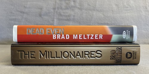 Brad Meltzer 2 Hardcover Novels DEAD EVEN and THE MILLIONAIRES - Imagen 2 de 5