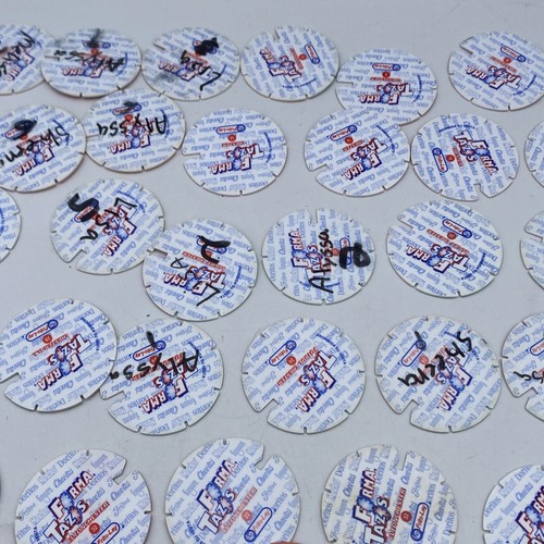 Vintage 57 Pc Lot Tazos Forma Chester Cheetos Jetsons Tom Cats  Frito Lay Pogs - Picture 13 of 14