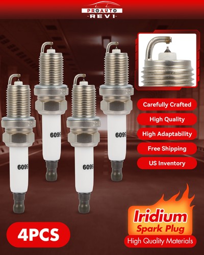 Set of 4 Iridium Spark Plugs For 2011-2015 Chevrolet Cruze Volt 1.8L L4 95609 - Bild 1 von 8