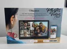 Aluratek AFT11F 11.6 inch Wifi LCD Touchscreen Digital Photo Frame NEW Black