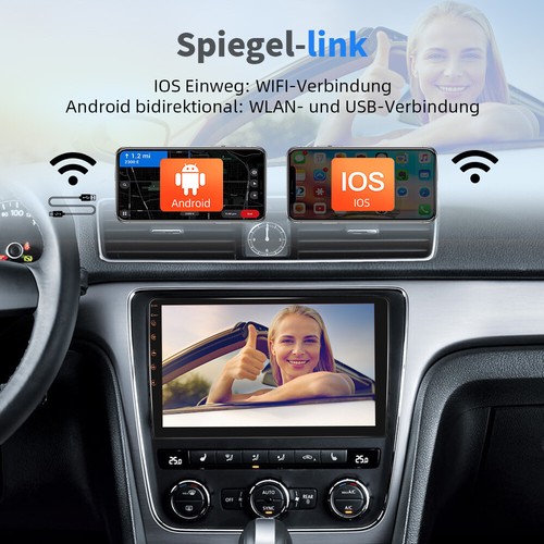 10.1" Android 11 Autoradio 2G+32GB Mit GPS NAVI Bluetooth 2 DIN WIFI FM RDS USB - Bild 2 von 12