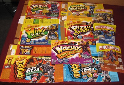 Transformers Lunchables Packaging Advertisement Games Activities