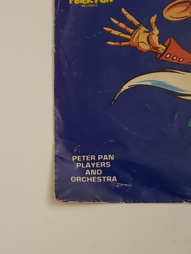 Vintage Rumpelstiltskin Peter Pan Extended Play 45 RPM 7" Vinyl Record Album  - Foto 10 di 12