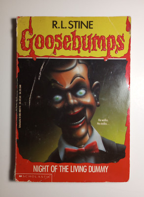 Goosebumps Ser.: Night of the Living Dummy Paperback Book by R. L. Stine 1993