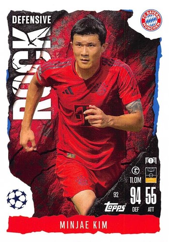 Match Attax Extra 2024/25 UCC Champions League Basiskarten Zahlen #1 - #180 - Bild 93 von 181