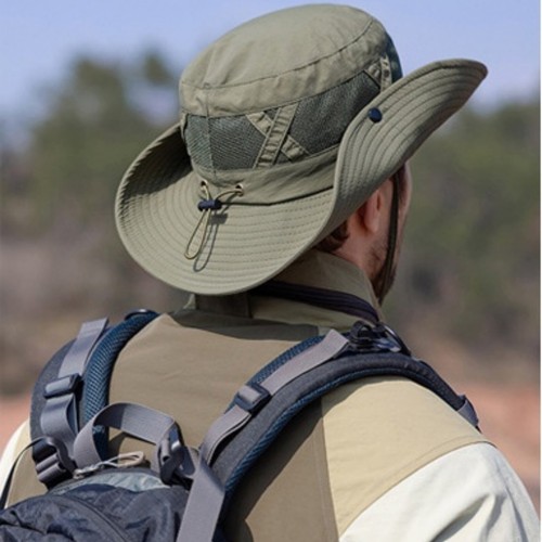 Fischerhut breite Krempe Sonnenhut für Herren Damen Outdoor Sonnenschutz Fischerhut - Bild 11 von 20