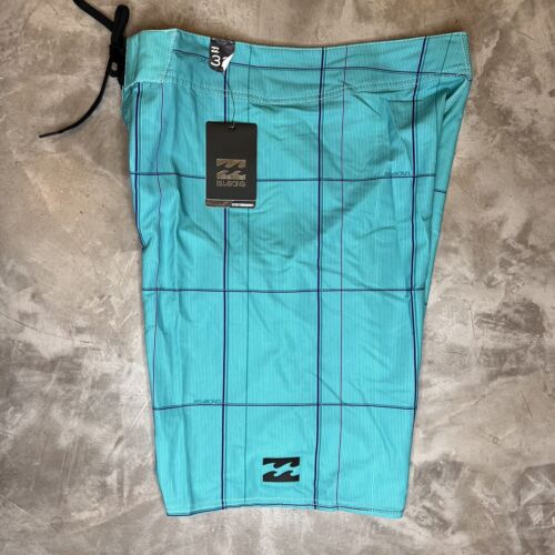 NUEVO Billabong R U Serious Platinum X Board Shorts Para Hombre Talla 32 Azul Aqua Verde - Imagen 3 de 7