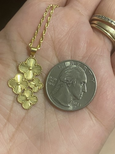 Real 18k Saudi Gold 16” Necklace - Picture 4 of 4