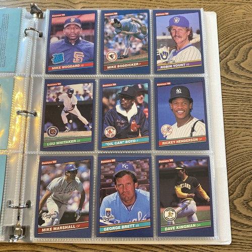 Carpeta de béisbol Donruss 1986 • 216 tarjetas • Juego de portada de arte personalizado • MLB de colección - Imagen 17 de 24