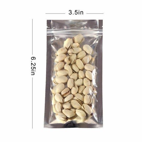 Zip lock Heat Seal Foil Bags Stand Up Pouch Clear Food Packaging Aluminum - Picture 13 of 19