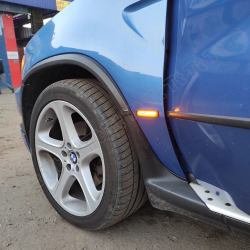 Luces de señalización laterales LED secuenciales para BMW E38 740iL 750iL 2001-06 E46 M3 1995-01 Foto 3 de 4