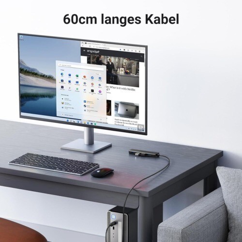 UGREEN 4-PORT USB 3.0 HUB | USB Verteiler Splitter 5GBPS - Bild 5 von 5