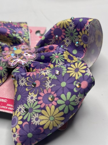 Arco per capelli Nickelodeon Jojo Siwa pietre di fiori multicolore fiocco - Foto 4 di 5