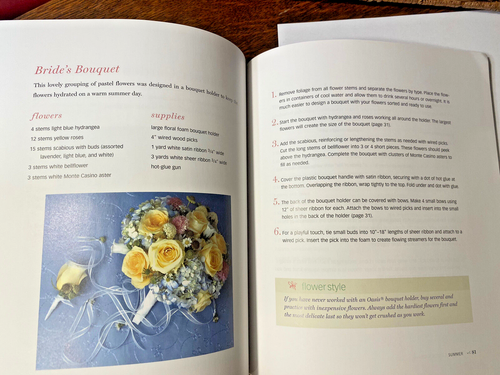Victoria Flower Style Arrangements for Every Occasion Wagner Book - Picture 5 of 10