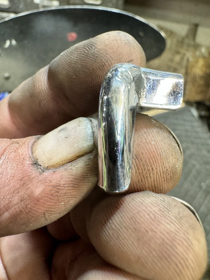 1961 1962 1963 1964 Lincoln Continental Convertible Pair Front Top Corner Trims - Image 4 of 4