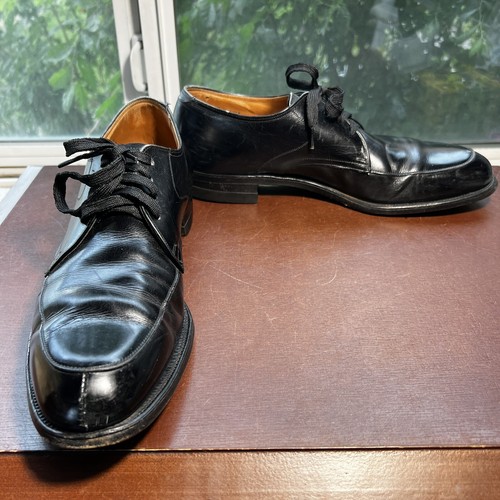Foot-So-Port Supreme Oxford Black Leather Apron Toe Lace Up Shoes Men’s 11.5AA - Picture 11 of 15