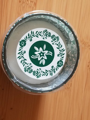 Candela profumata vaniglia fiore IKEA, vetro, 25 ore, bel vetro, made in Polonia, NUOVO - Foto 7 di 11