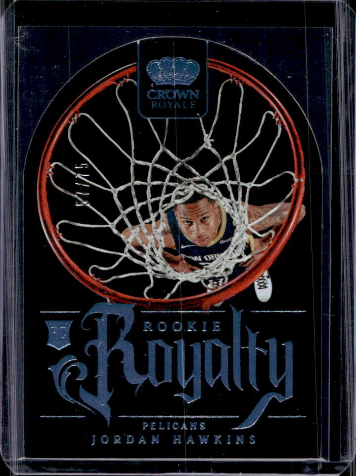 2023-24 Panini Crown Royale Jordan Hawkins Rookie Royalty Blue RC #5/75 #39