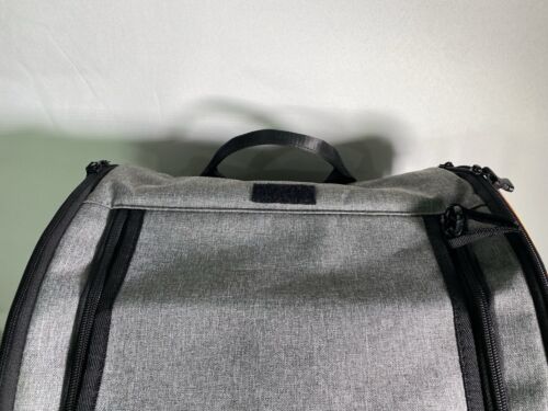 🌟Natuya Marl Grey Canvas Pet Carrier Dog~Cat Backpack with reflective detail - Picture 3 of 24